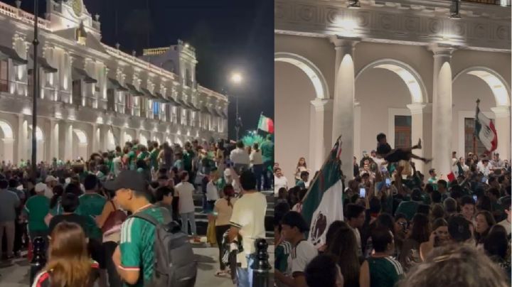Mujer se lesiona tras dinámica "quiere volar" en Xalapa; festejaban triunfo de México