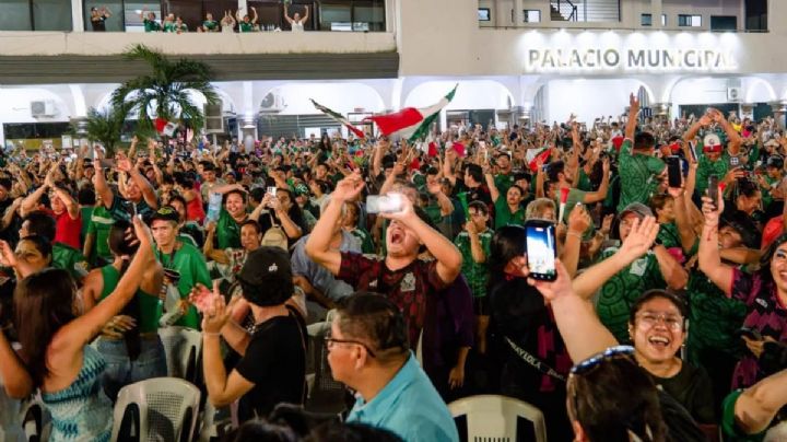 Porras, dinámicas y disturbios: así se celebró en Veracruz el triunfo de la Selección Mexicana