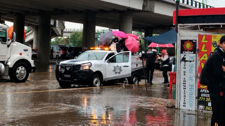 Así quedó Pachuca tras la lluvia de este miércoles: inundaciones y encharcamientos