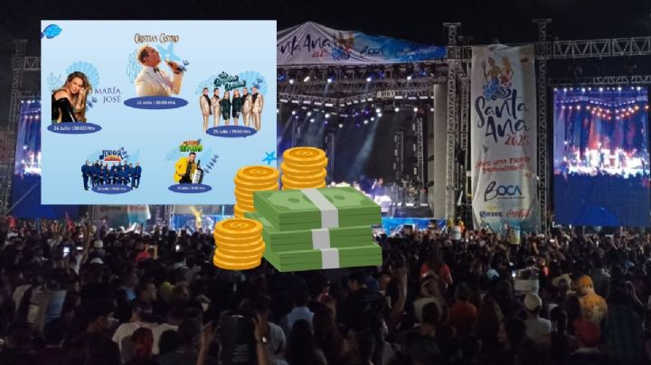 Fiestas de Santa Ana : estos son los precios de las mesas para los conciertos en Boca del Río