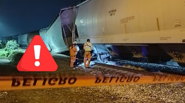 Se descarrila tren cerca de la Alameda de Camerino Z. Mendoza hoy 10 de julio