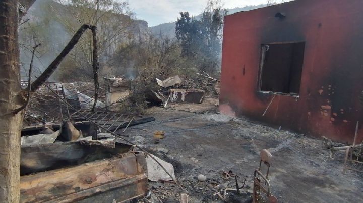 Incendio arrasa viviendas y patrimonio de familias en San José de Comondú, BCS