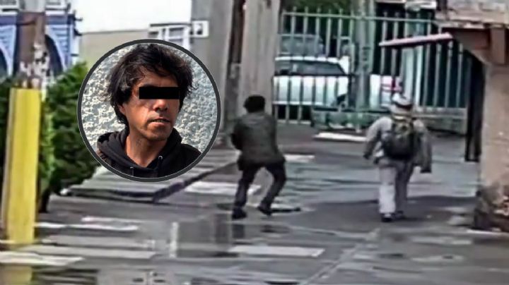 Detienen a hombre que golpeaba a peatones sin motivo en Iztacalco, CDMX
