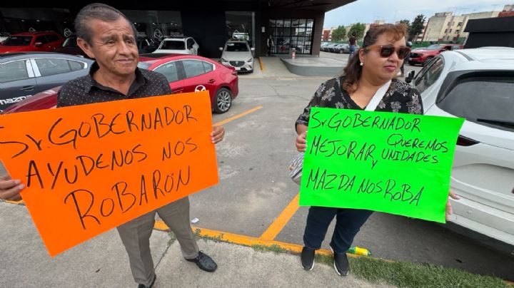 Operadores y concesionarios denuncian pagos no reconocidos de agencia Mazda de Pachuca