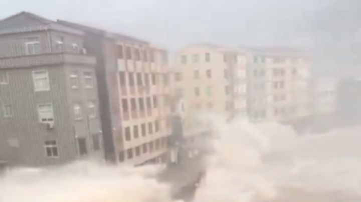 Tifón Bavi toca tierra en China y obliga a evacuar a 2 millones de personas