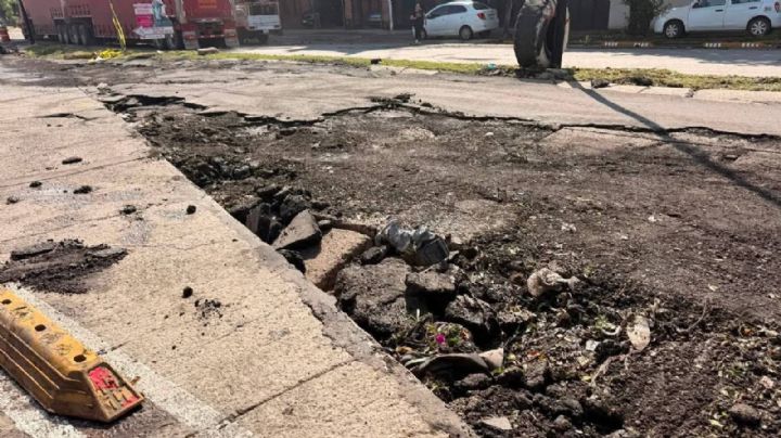 ¿Por qué se desprendió el concreto del bulevar Vasco de Quiroga por lluvias?