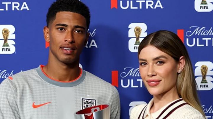 Hija de Luis Miguel entrega premio a Jude Bellingham tras la victoria de Inglaterra ante Noruega