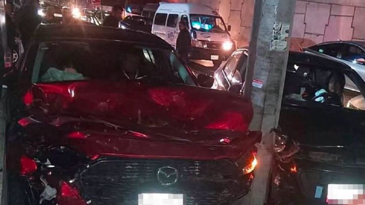 Carretera México-Pachuca: otra vez, fuerte accidente frente a Hospital 200