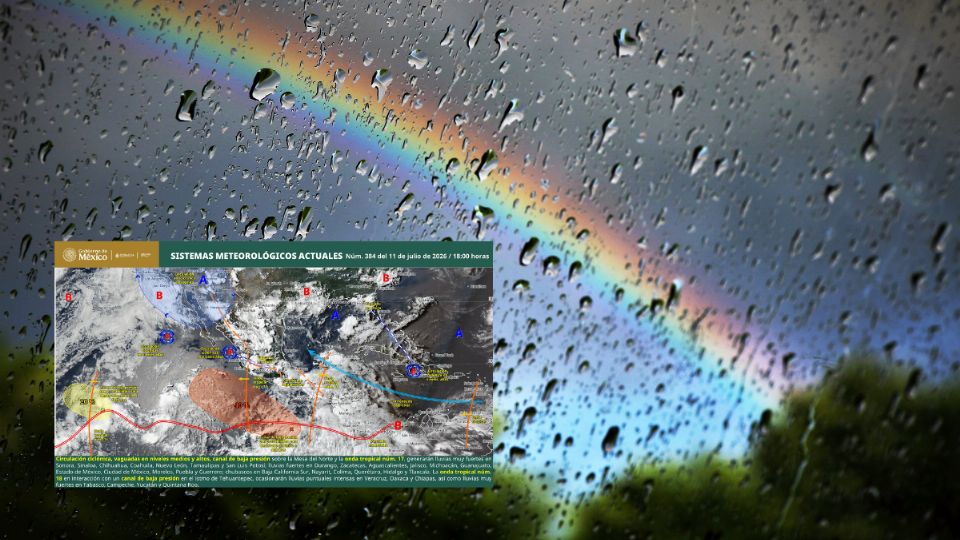 De acuerdo con el registro del Sistema Metereológico Nacional, se exhorta a no confiarse si el día inicia con calor o cielo parcialmente despejado, ya que durante la tarde o noche pueden presentarse lluvias con actividad eléctrica.