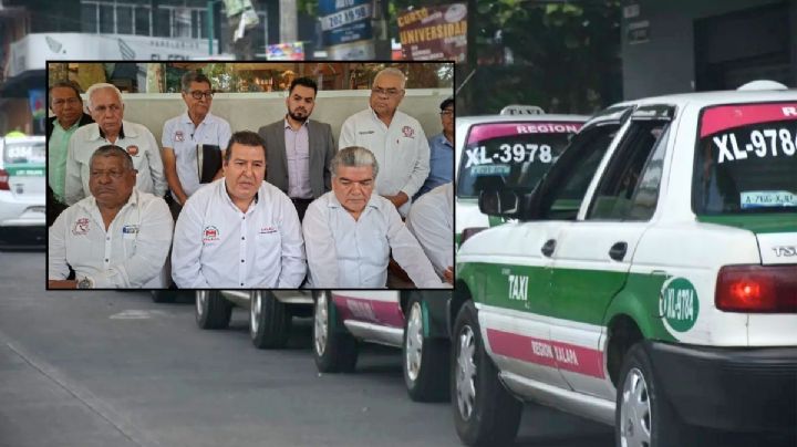 Taxistas de Xalapa proponen tarifa mínima de 50 pesos; piden regular apps