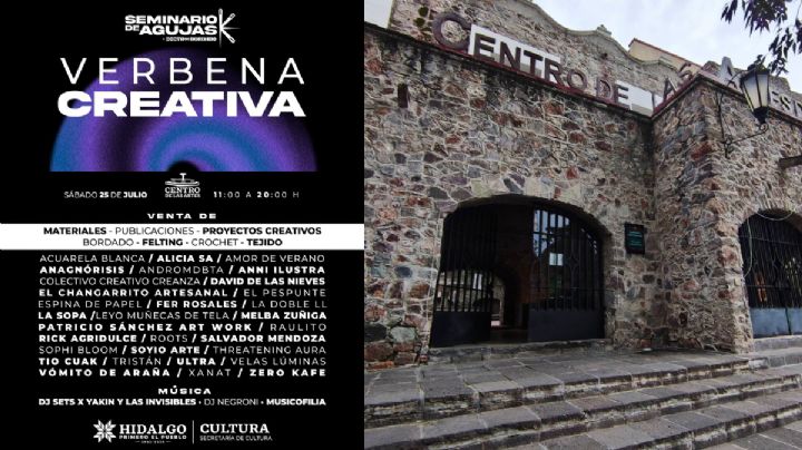 Verbena Creativa reunirá arte, bordado, tejido y proyectos independientes en Pachuca