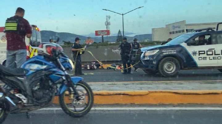 Cierran el Puente Echeveste en León por el asesinato de un motociclista
