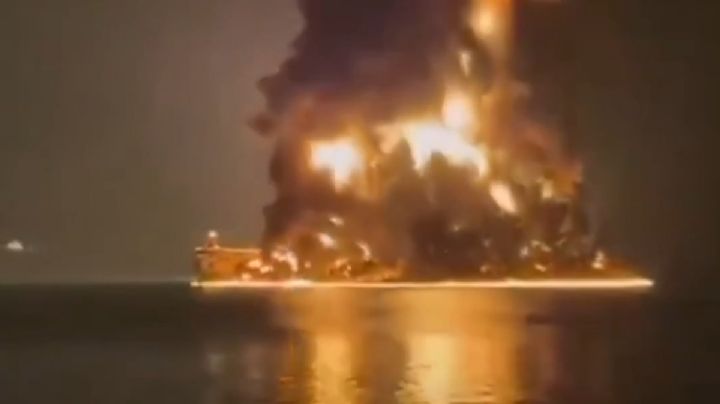 Explotan dos petroleros en Ormuz; EU niega la versión de Irán