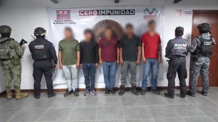 Detienen a 9 presuntos miembros del Cártel de Sinaloa por multihomicidio en El Bosque, Chiapas