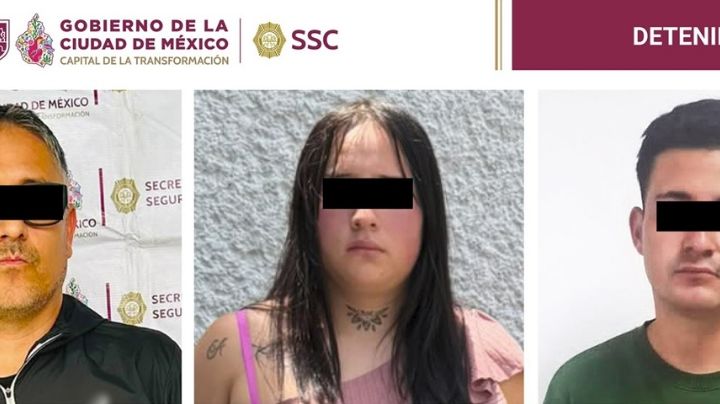 Detienen a tres personas por extorsión, violación y robo en la GAM e Iztapalapa