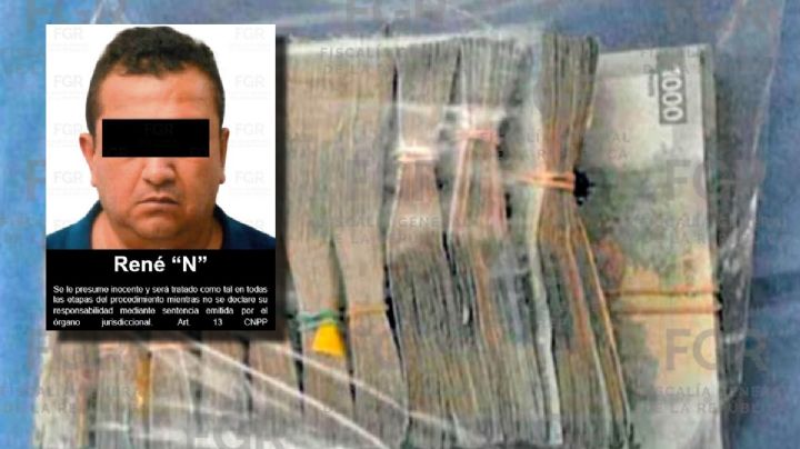 Viajaba con medio millón en efectivo y fue detenido en la México-Cuernavaca