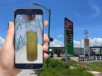 Denuncian que en gasolinera de la México-Pachuca venden combustible con agua