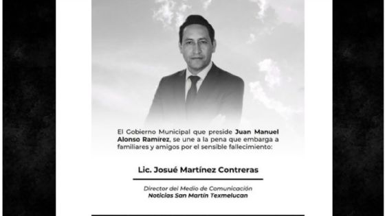 Matan a periodista en Puebla; denunció amenazas de alcalde Texmelucan