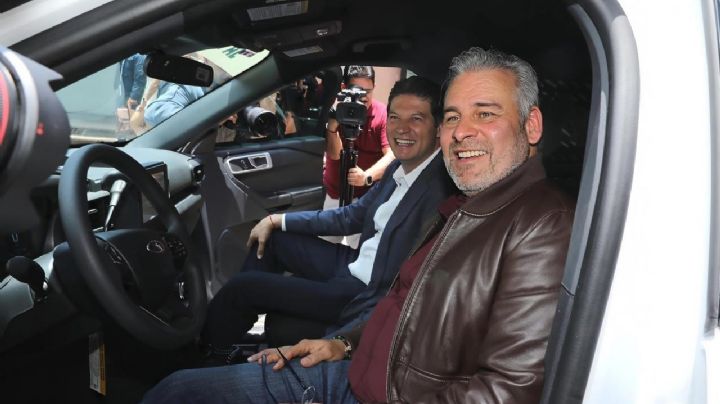 Se refuerza la seguridad en Morelia, entrega Bedolla patrullas inteligentes a la policía municipal