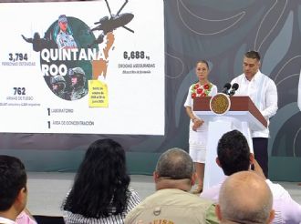 Harfuch destaca detención de 3 mil detenidos en Quintana Roo