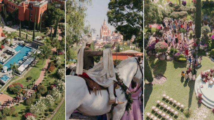 La lujosa boda de la India que llegó a San Miguel de Allende; Entre saris de seda y joyas