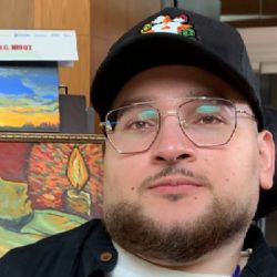 "Hoy pinto con los labios, cada pincelada me recuerda que la esperanza sigue viva": Héctor, pintor