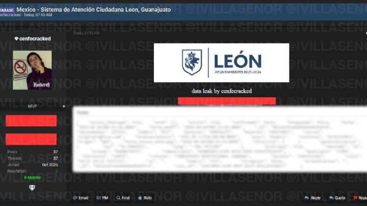 Segundo hackeo al gobierno de León: filtran CURP, domicilio y coordenadas de 250 mil ciudadanos