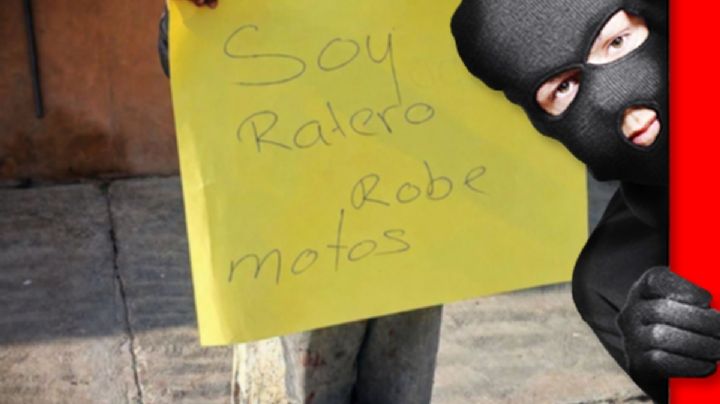 "Soy ratero. Robé motos”, exhiben a hombre en Hidalgo; así ocurrió