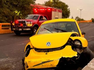 Accidente en Río San Joaquín deja un muerto y provoca cierre de carriles centrales