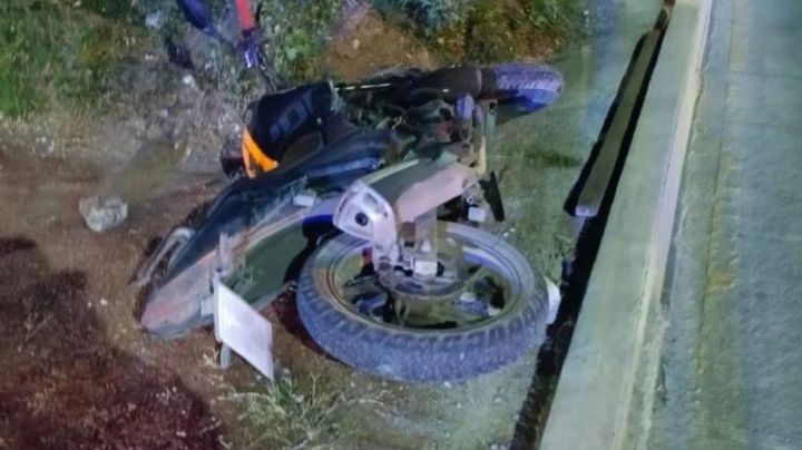 Fallece motociclista tras impactarse contra objeto fijo en bulevar Colosio