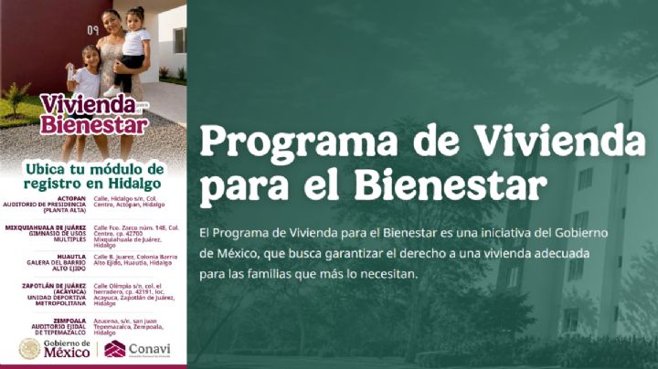 Inicia registro para programa de vivienda en Hidalgo; estos son los requisitos