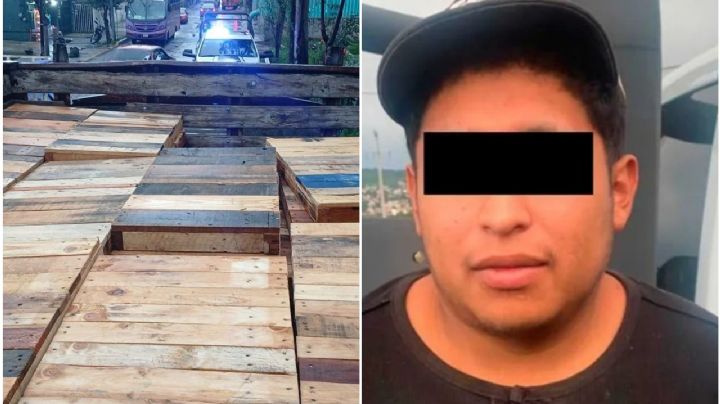 Tala clandestina en Xochimilco, detienen a joven con 110 tarimas de madera en Caltongo