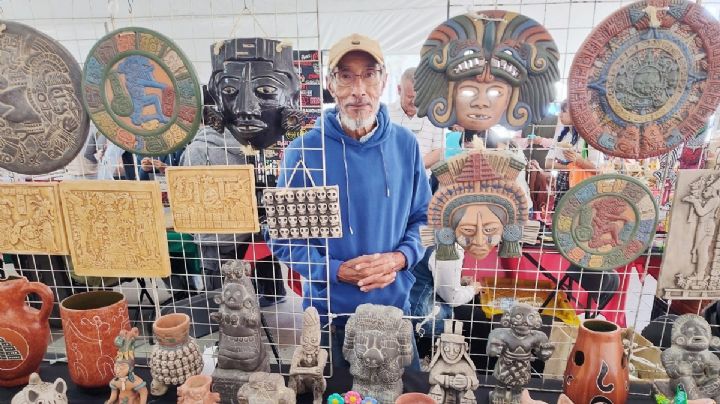 Artesano de Texcoco prefiere vender en Pachuca: “En Edomex me querían extorsionar”