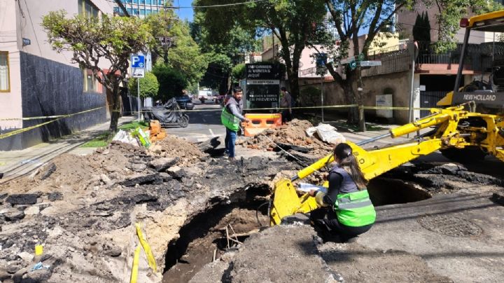 Temporada de socavones: se formaron 2 mil 998 en tres meses de lluvias en la CDMX