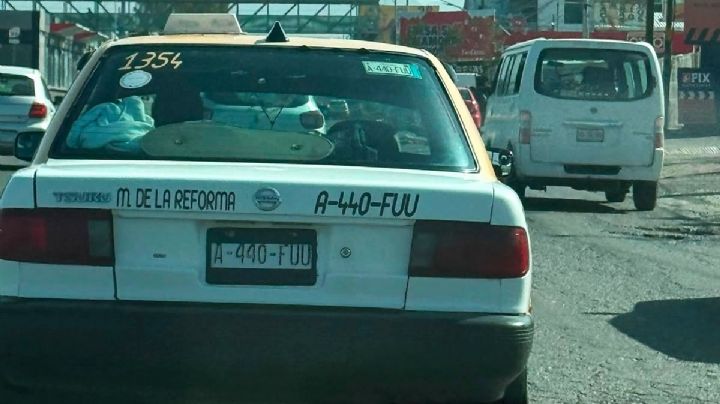 Tras denuncia de supuesto montachoques, conductor aclara lo ocurrido en percance con un taxista en Pachuca