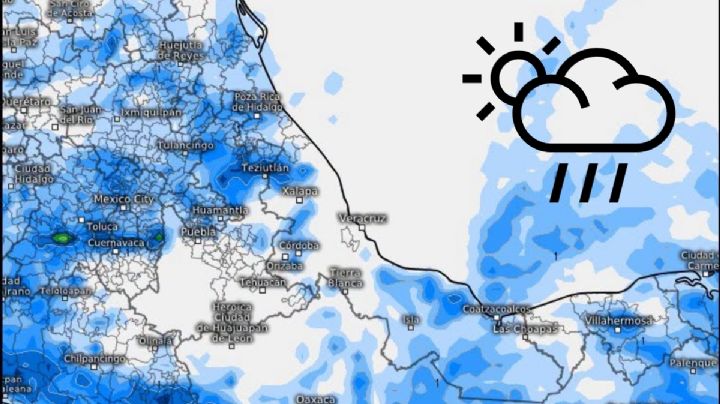 Lluvias volverían a Veracruz desde este día de julio por una vaguada