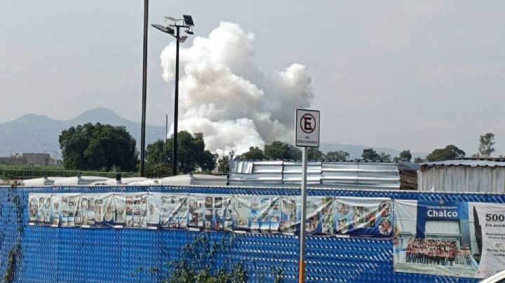 Explota taller de pirotecnia en Chalco, Edomex; hay un muerto y un lesionado