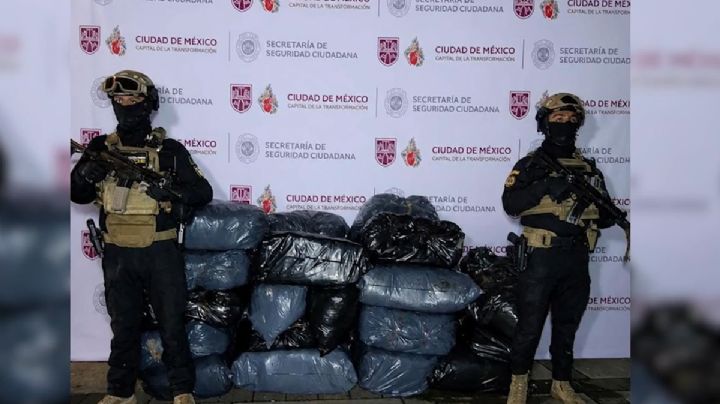 Aseguran 500 kilos de aparente marihuana ocultos en bolsas de basura en GAM