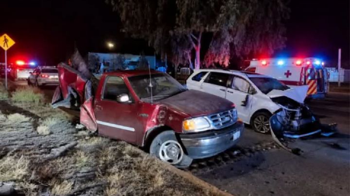 Choque entre camionetas deja siete lesionados en la carretera Pachuca–Sahagún