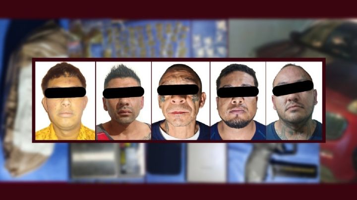 Caen cinco presuntos narcomenudistas en el Chacón; aseguran mil 800 dosis