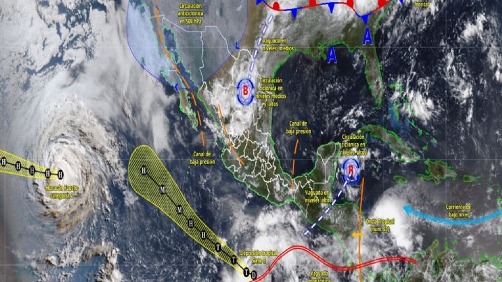 Tormenta Tropical Genevieve: ¿a qué hora se convertirá en huracán categoría 4 frente a México?