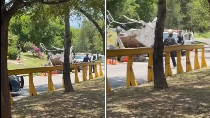 En Gran Jardín: Muere jardinero en volcadura de camioneta y dos más resultan lesionados