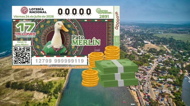 Lotería Nacional: cae premio de 8.5 millones en este municipio de Veracruz; van 5 premios en julio