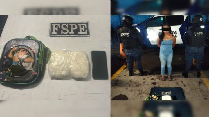 Llevaba en su mochila miles de dosis de cristal: la detienen en Irapuato
