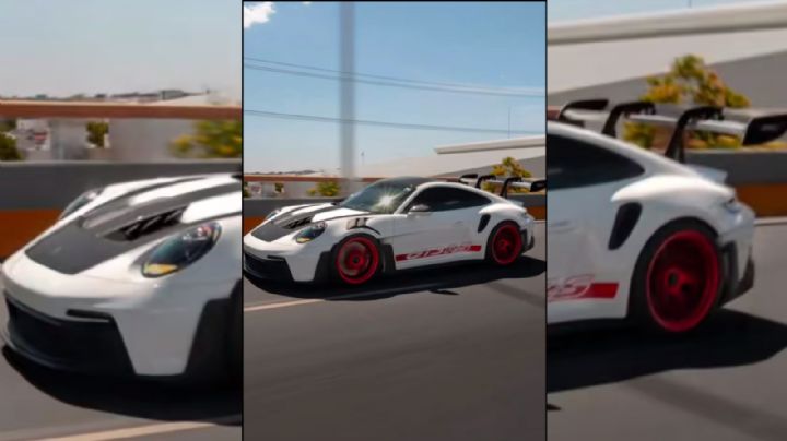 VIDEO: "Desde temprano el Porsche andaba en zona dorada"; reportan avistamientos antes de volcarse