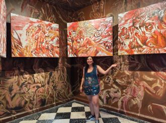 Falleció Samara Colina pintora y referente del arte contemporáneo en Guanajuato