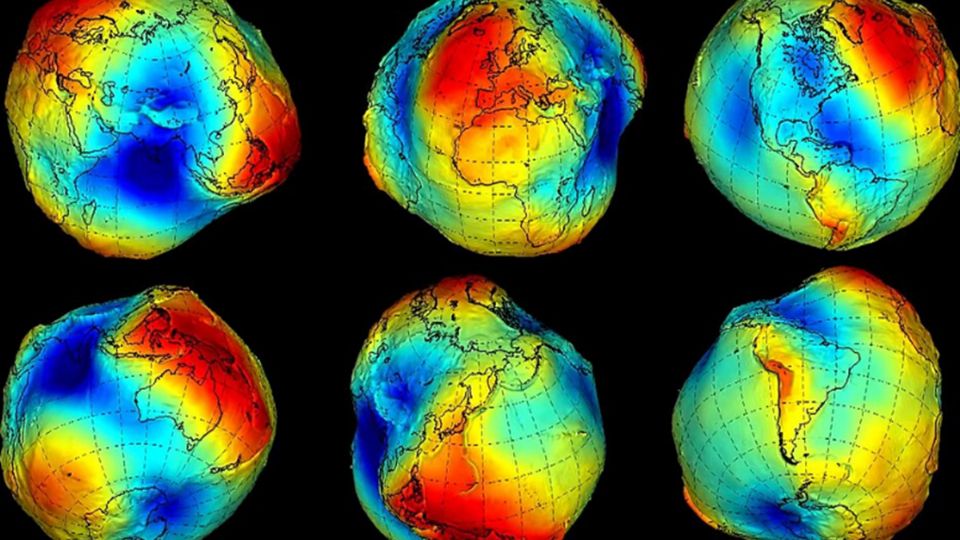 El geoide refleja que la gravedad no tiene la misma intensidad en todas las regiones del planeta