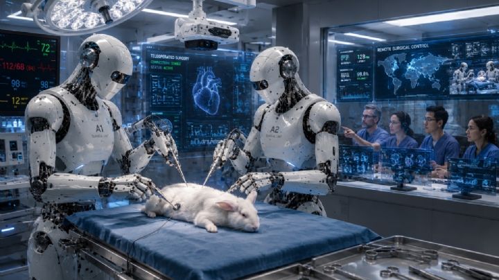 Así fue la primera cirugía teledirigida realizada por robots humanoides en animales vivos