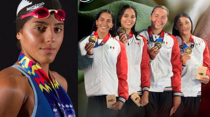Susana, nadadora veracruzana, gana medalla de oro en los Juegos Centroamericanos y del Caribe 2026