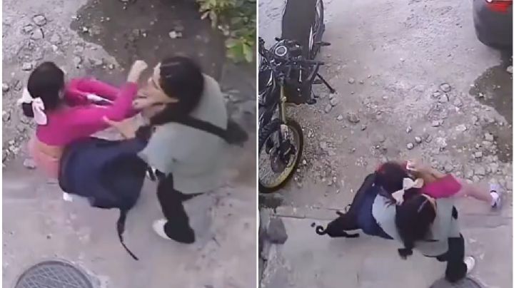 Captan intento de secuestro de una niña en México; video muestra cómo vecinos la rescatan